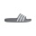 adidas Badeschuhe Adilette Aqua 3-Streifen (Cloudfoam-Fußbett, EVA-Riemen) grau/weiss - 1 Paar